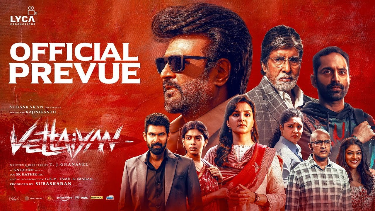 Vettaiyan Trailer Rajinikanth and Amitabh Bachchan Set for an Epic Clash Over Police Encounters filmyvision
